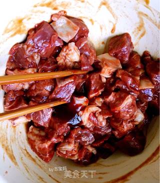 多彩牛肉串的做法步骤：3