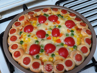 花边【萨米肠Salami Pizza】的做法步骤：14