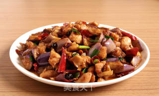 茄子鸡丁的做法步骤：12