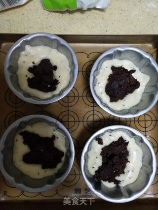 豆沙夹心小蛋糕的做法步骤：8