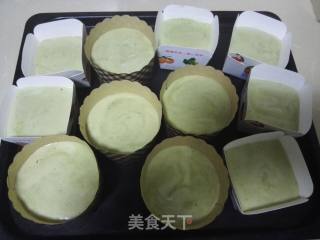 抹茶纸杯蛋糕的做法步骤：6