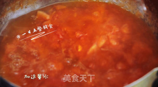 番茄金针菇汤的做法步骤：6