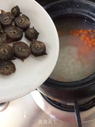 海参虾皮补钙粥的做法步骤：4