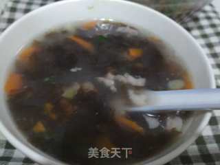 红萝卜紫菜汤的做法步骤：10