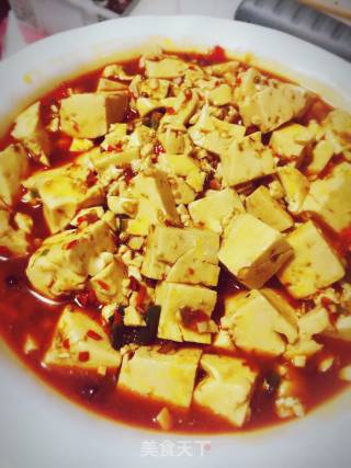 麻婆豆腐的做法步骤：3