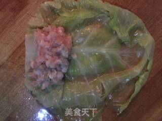青葱翡翠肉包的做法步骤：4