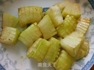 香煎冬瓜的做法步骤：4