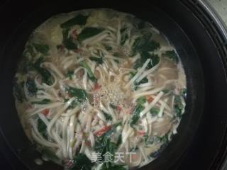 时蔬一锅面的做法步骤：11