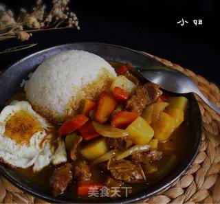 咖喱牛肉饭的做法步骤：17