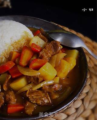咖喱牛肉饭的做法步骤：20