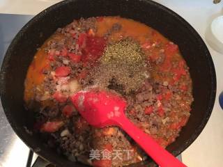 茄汁肉酱披萨盒的做法步骤：7