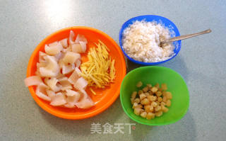 砂锅海参江瑶柱粥的做法步骤：2