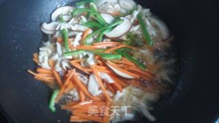 锦绣鸡丝的做法步骤：7