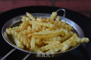 孜然狼牙土豆条的做法步骤：9