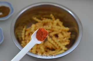 孜然狼牙土豆条的做法步骤：13