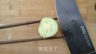 菊花茄子的做法步骤：3