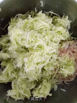 西葫芦鸡蛋蒸饺的做法步骤：5