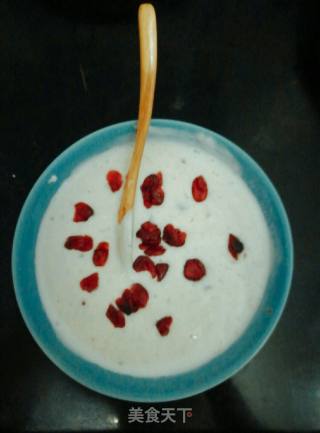 拉丝酸奶（蔓越莓+蓝莓果酱）的做法步骤：5