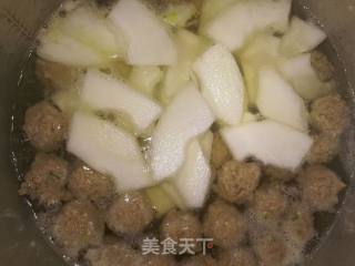 冬瓜肉圆汤的做法步骤：8