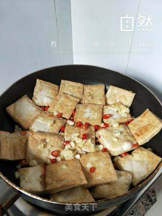 香煎豆腐块的做法步骤：4