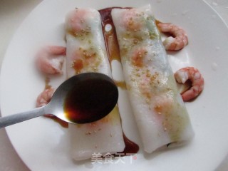 美味鲜虾肠粉的做法步骤：13