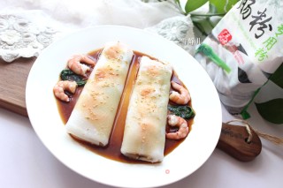 美味鲜虾肠粉的做法步骤：14