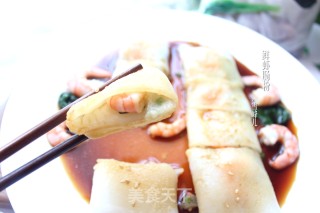 美味鲜虾肠粉的做法步骤：15