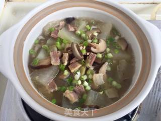 咸肉冬瓜煲的做法步骤：14