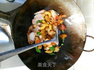 丝瓜鸡柳盖饭的做法步骤：4