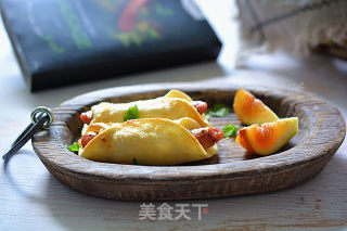 饺皮芝士烤肠的做法步骤：14