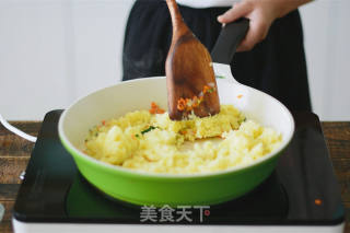 超好吃的土豆泥代替你的米饭的做法步骤：7