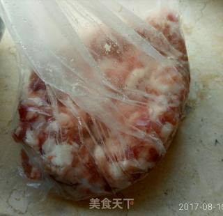 酸豇豆炒肉末的做法步骤：2