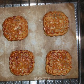 紫薯月饼的做法步骤：16