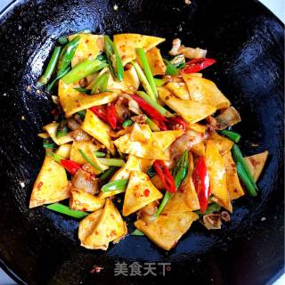 干锅千页豆腐的做法步骤：10