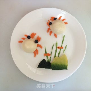 趣味早餐【小螃蟹拼盘】的做法步骤：15