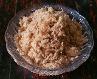 自制咸味肉松的做法步骤：6