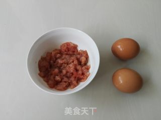 肉末蛋羹的做法步骤：1