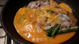 韩式海鲜葱饼的做法步骤：6