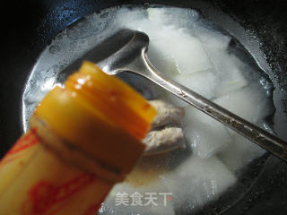 粉丝面结冬瓜汤的做法步骤：4