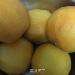 自制黄桃水果罐头的做法步骤：4