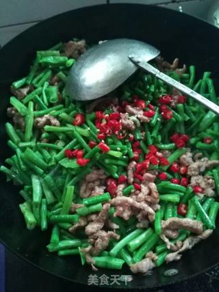 又辣又好吃的肉丝豆角捞面条，超级下饭的做法步骤：5