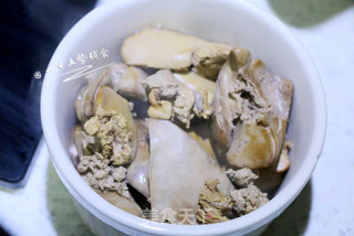 鸡肝青菜粥的做法步骤：4