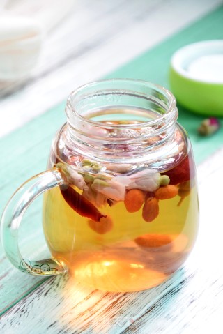 枸杞玫瑰花茶的做法步骤：7