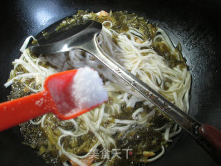 开洋咸菜汤面的做法步骤：4