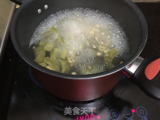 苦瓜焖黄豆的做法步骤：5
