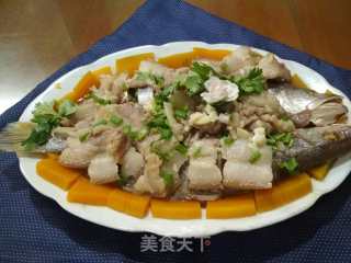 咸鱼蒸五花肉的做法步骤：11