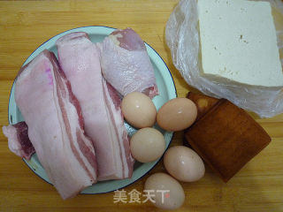 卤五花肉&卤豆腐的做法步骤：1