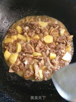 土豆焖鸭肉的做法步骤：5