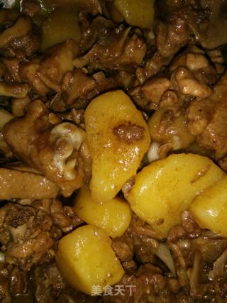 土豆焖鸭肉的做法步骤：7