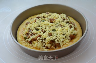 咖喱鸡丁披萨的做法步骤：11